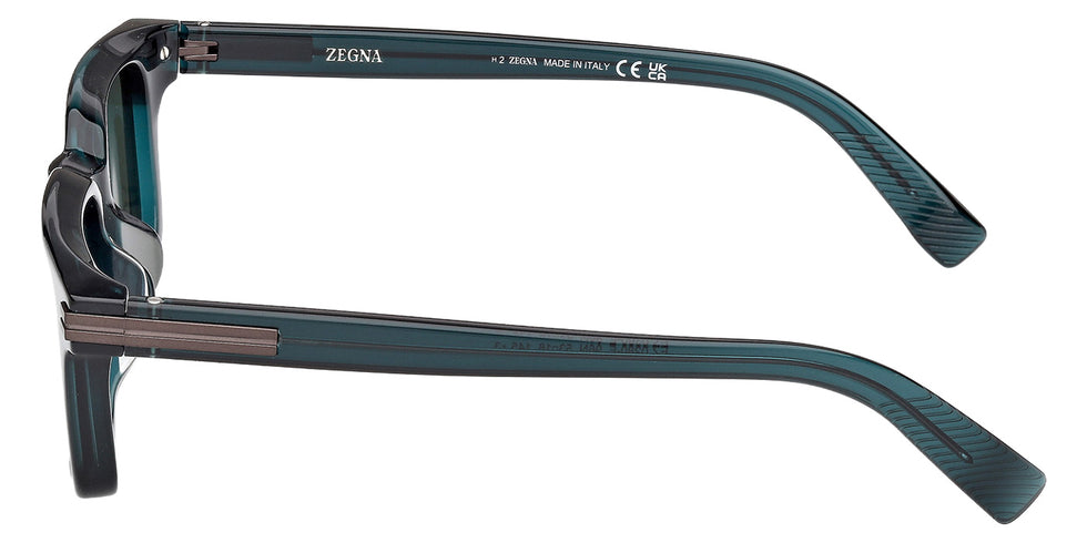 Ermenegildo Zegna EZ0280-F 96N 53 - Shiny Dark Green / Green #id:ez0280f96n_s:104110