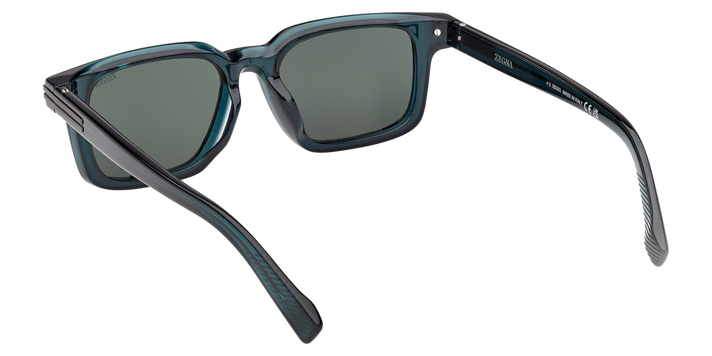 Ermenegildo Zegna EZ0280-F 96N 53 - Shiny Dark Green / Green #id:ez0280f96n_s:104115