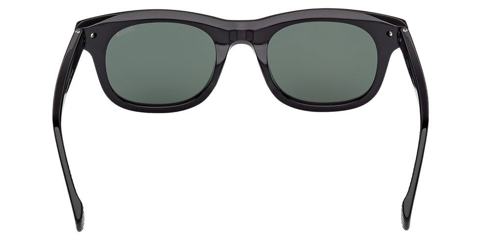 Ermenegildo Zegna EZ0281-F 01R 53 - Shiny Black / Green Polarized #id:ez0281f01r_s:100120