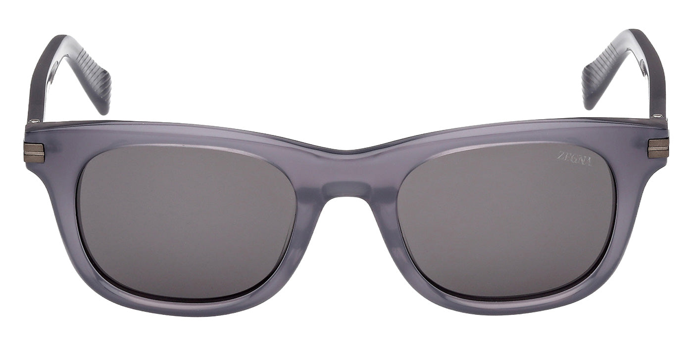 Ermenegildo Zegna EZ0281-F 20A 53 - Shiny Gray / Smoke #id:ez0281f20a_s:102100