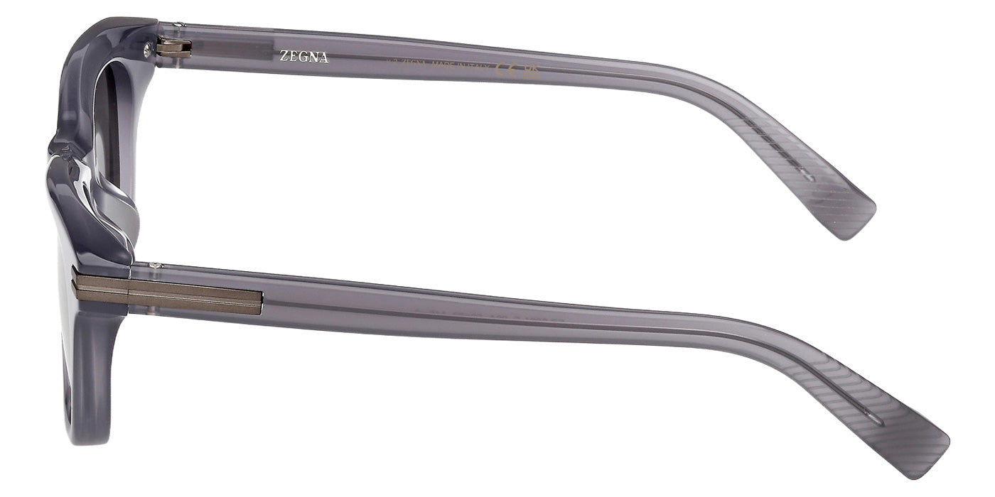 Ermenegildo Zegna EZ0281-F 20A 53 - Shiny Gray / Smoke #id:ez0281f20a_s:102110