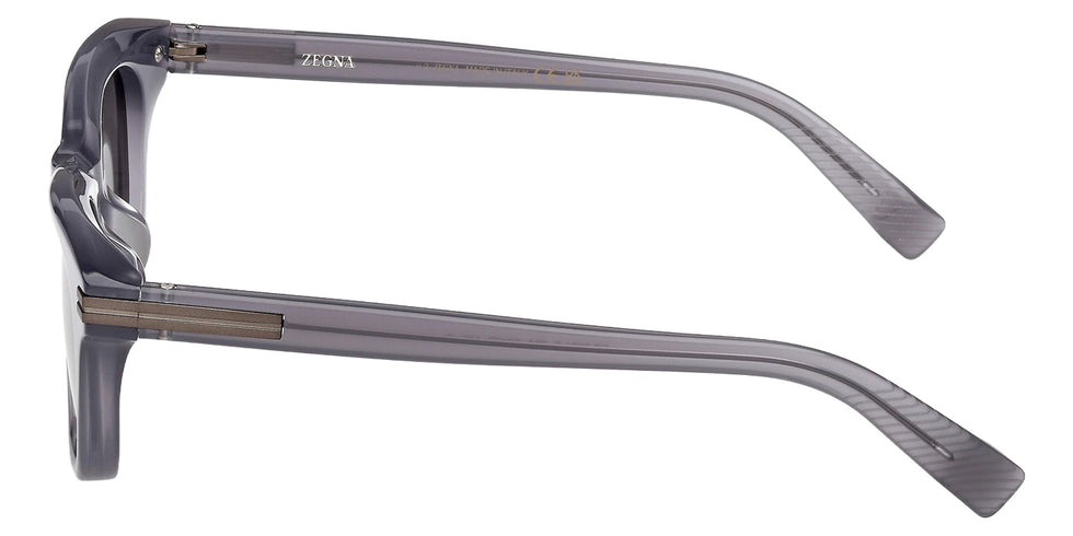 Ermenegildo Zegna EZ0281-F 20A 53 - Shiny Gray / Smoke #id:ez0281f20a_s:102110