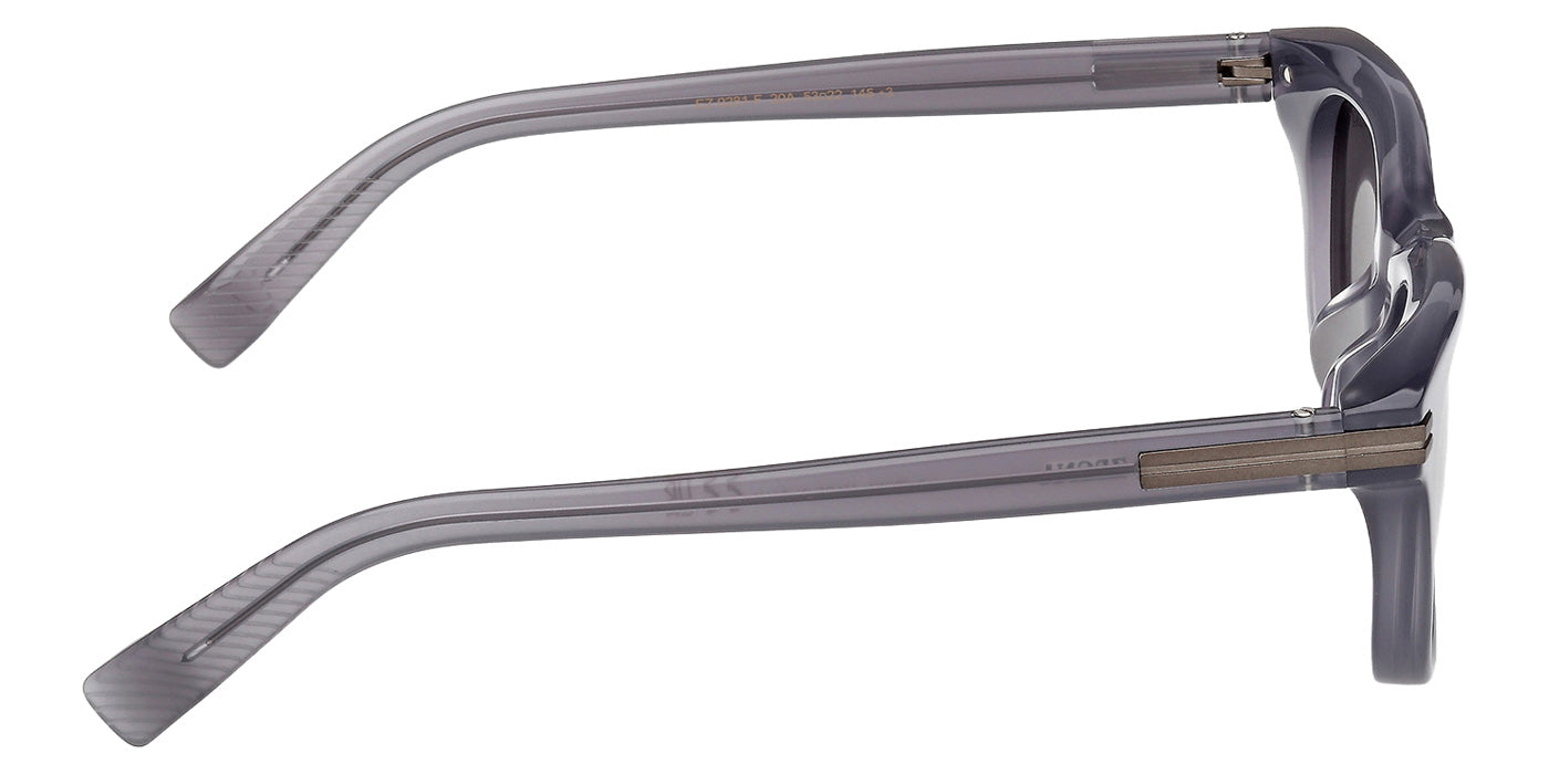 Ermenegildo Zegna EZ0281-F 20A 53 - Shiny Gray / Smoke #id:ez0281f20a_s:102130