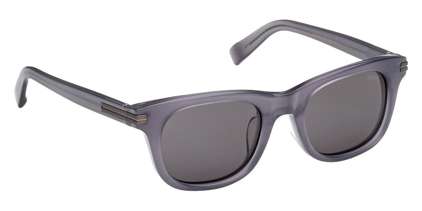 Ermenegildo Zegna EZ0281-F 20A 53 - Shiny Gray / Smoke #id:ez0281f20a_s:102135