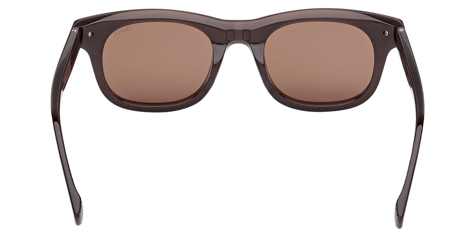 Ermenegildo Zegna EZ0281-F 48E 53 - Shiny Dark Brown / Brown #id:ez0281f48e_s:104120