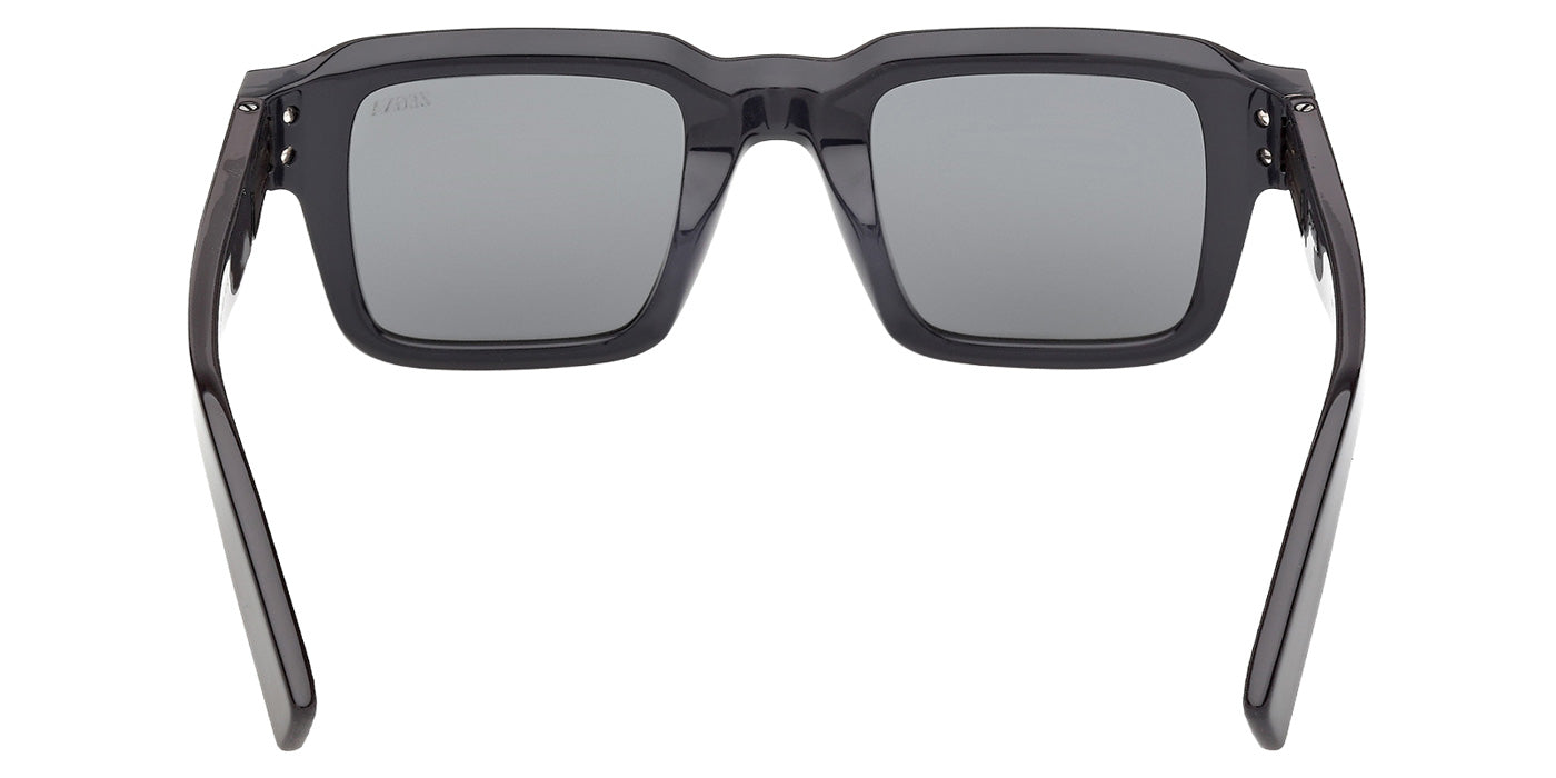 Ermenegildo Zegna EZ0283 20A 48 - Shiny Gray / Smoke #id:ez028320a_s:100120