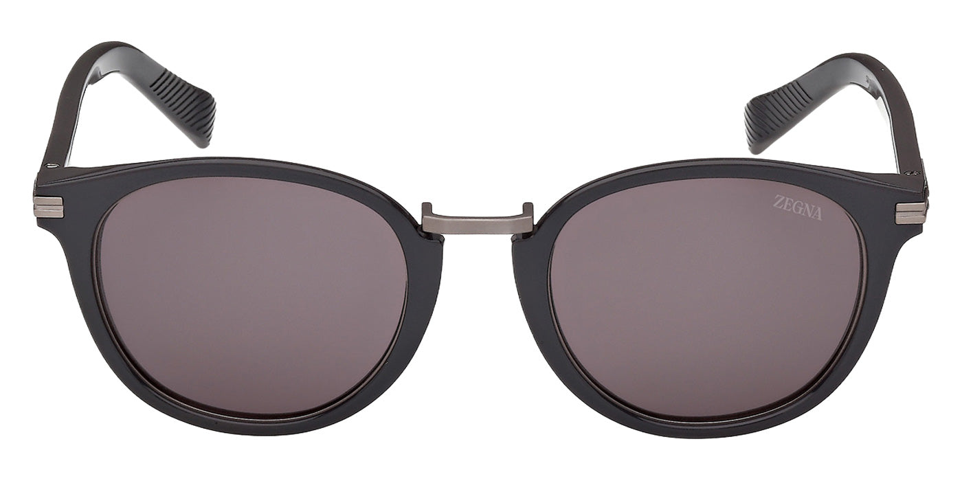 Ermenegildo Zegna EZ0284-H 20A 51 - Shiny Gray / Smoke #id:ez0284h20a_s:100100