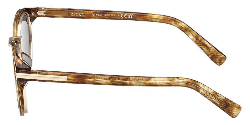 Ermenegildo Zegna EZ0284-H 47N 51 - Light Brown/Striped / Green #id:ez0284h47n_s:102110