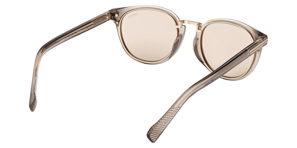 Ermenegildo Zegna EZ0284-H 48E 51 - Shiny Beige / Brown #id:ez0284h48e_s:104125