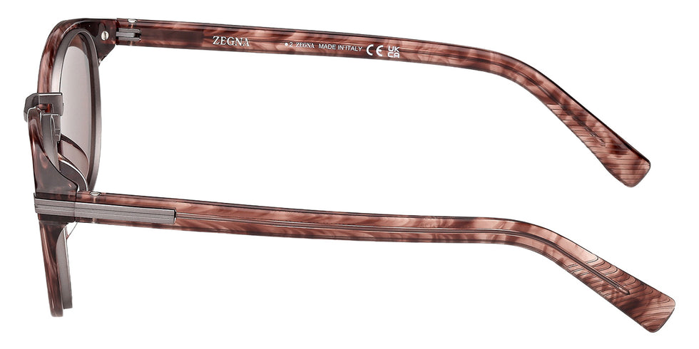 Ermenegildo Zegna EZ0284-H 69E 51 - Bordeaux/Striped / Brown #id:ez0284h69e_s:106110