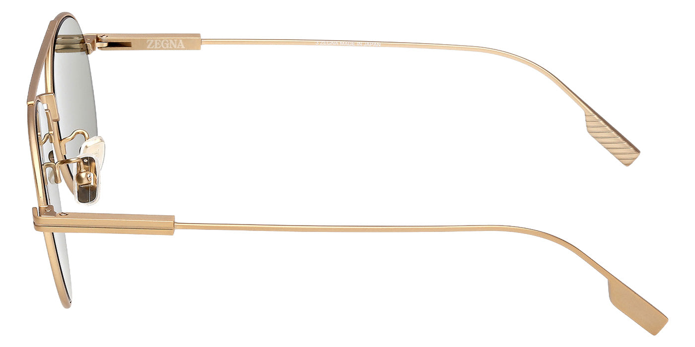 Ermenegildo Zegna EZ0288 35N 55 - Matte Light Bronze / Green #id:ez028835n_s:104110