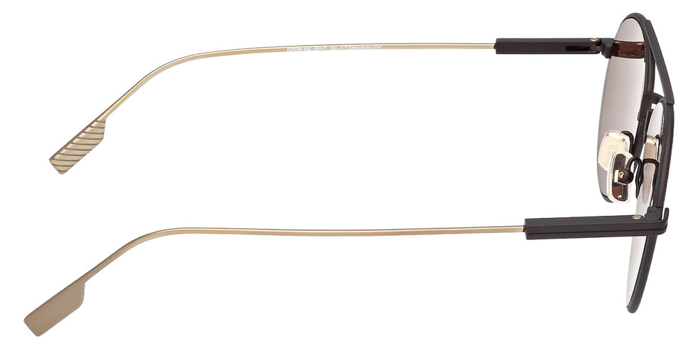 Ermenegildo Zegna EZ0288 49E 55 - Matte Dark Brown / Brown #id:ez028849e_s:106130