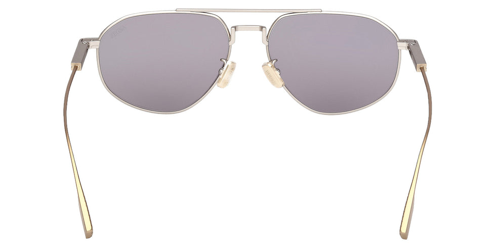 Ermenegildo Zegna EZ0289 17A 56 - Matte Palladium / Smoke #id:ez028917a_s:100120