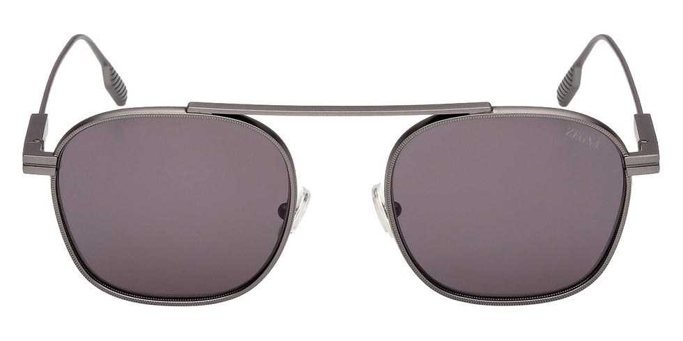 Ermenegildo Zegna EZ0290 09A 53 - Matte Gunmetal / Smoke #id:ez029009a_s:100100
