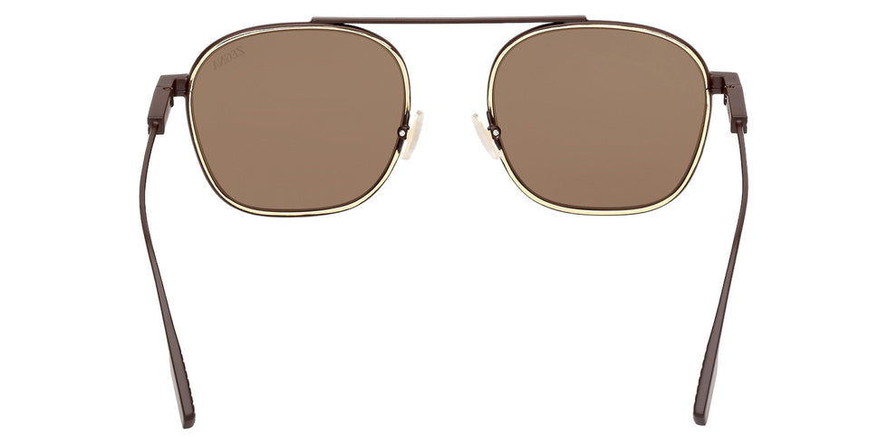 Ermenegildo Zegna EZ0290 49E 53 - Matte Dark Brown / Brown 49E #id:ez029049e_s:100120