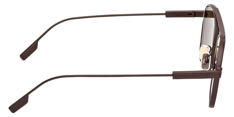 Ermenegildo Zegna EZ0290 49E 53 - Matte Dark Brown / Brown 49E #id:ez029049e_s:100130