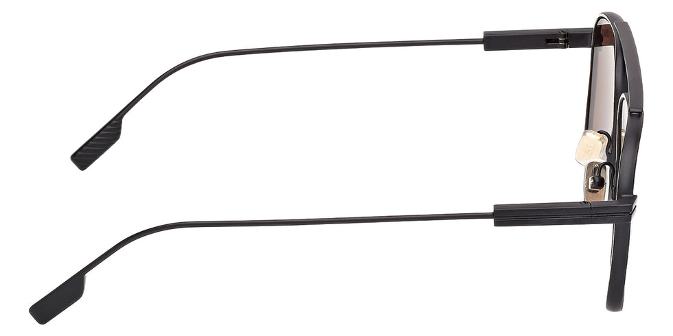 Ermenegildo Zegna EZ0291 02E 57 - Matte Black / Brown #id:ez029102e_s:100130