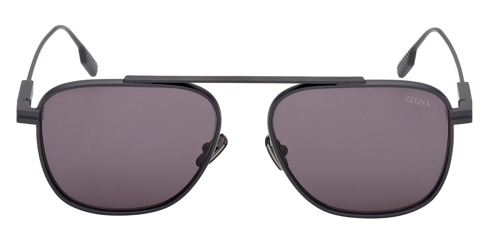 Ermenegildo Zegna EZ0291 91A 57 - Matte Blue / Smoke #id:ez029191a_s:104100