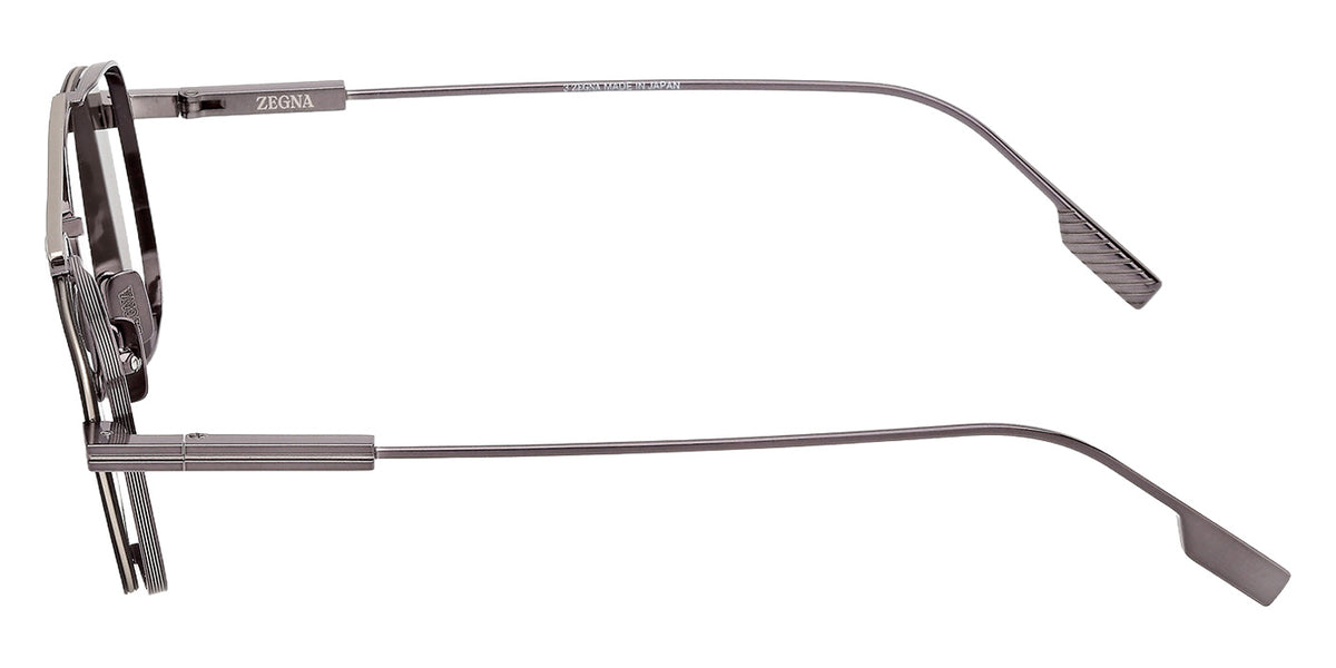 Ermenegildo Zegna EZ0293 09A 54 - Matte Gunmetal / Smoke #id:ez029309a_s:100110