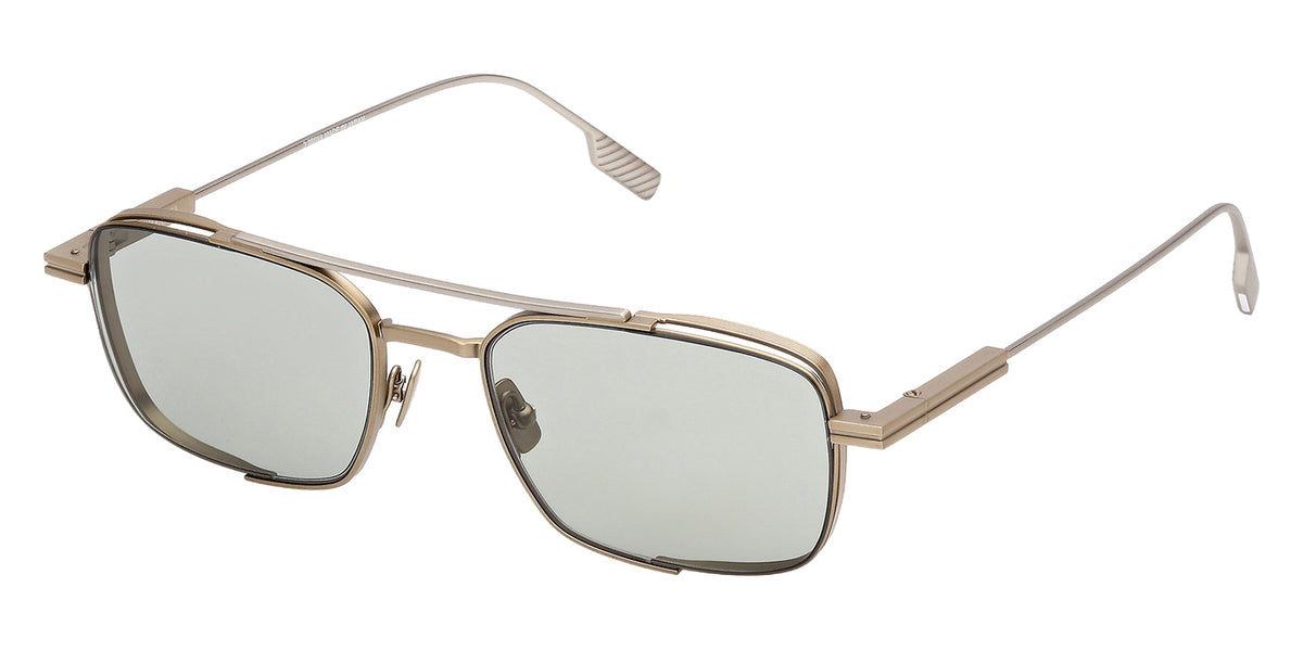 Ermenegildo Zegna EZ0293 32N 54 - Matte Pale Gold / Green #id:ez029332n_s:102105