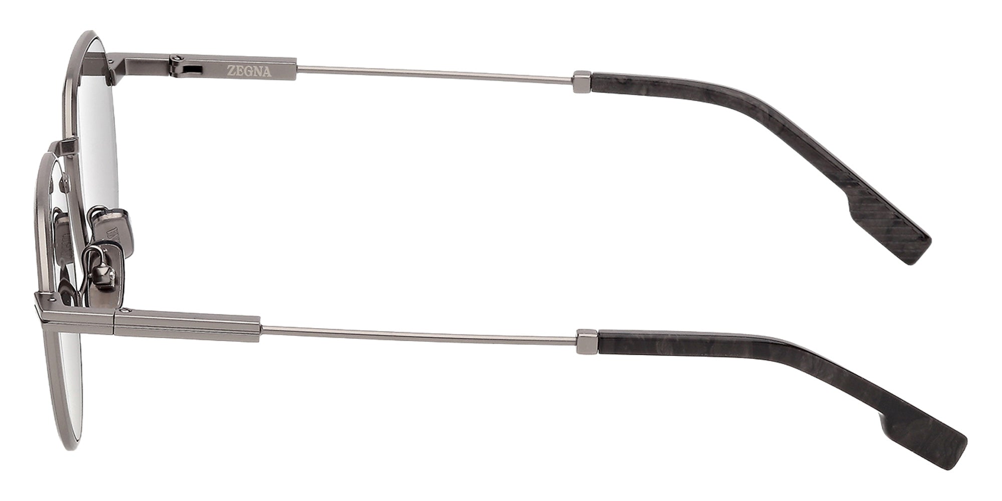 Ermenegildo Zegna EZ0297 08A 51 - Shiny Gunmetal / Smoke 08A #id:ez029708a_s:100110