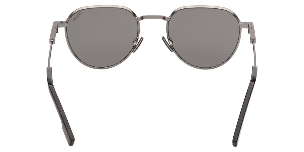 Ermenegildo Zegna EZ0297 08A 51 - Shiny Gunmetal / Smoke 08A #id:ez029708a_s:100120