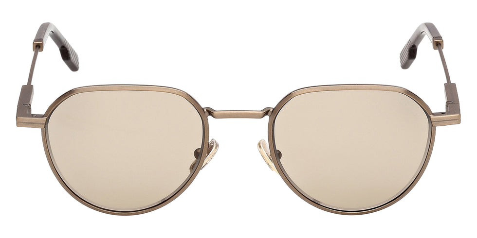 Ermenegildo Zegna EZ0297 35E 51 - Matte Antiqued Pale Gold / Brown 35E #id:ez029735e_s:102100