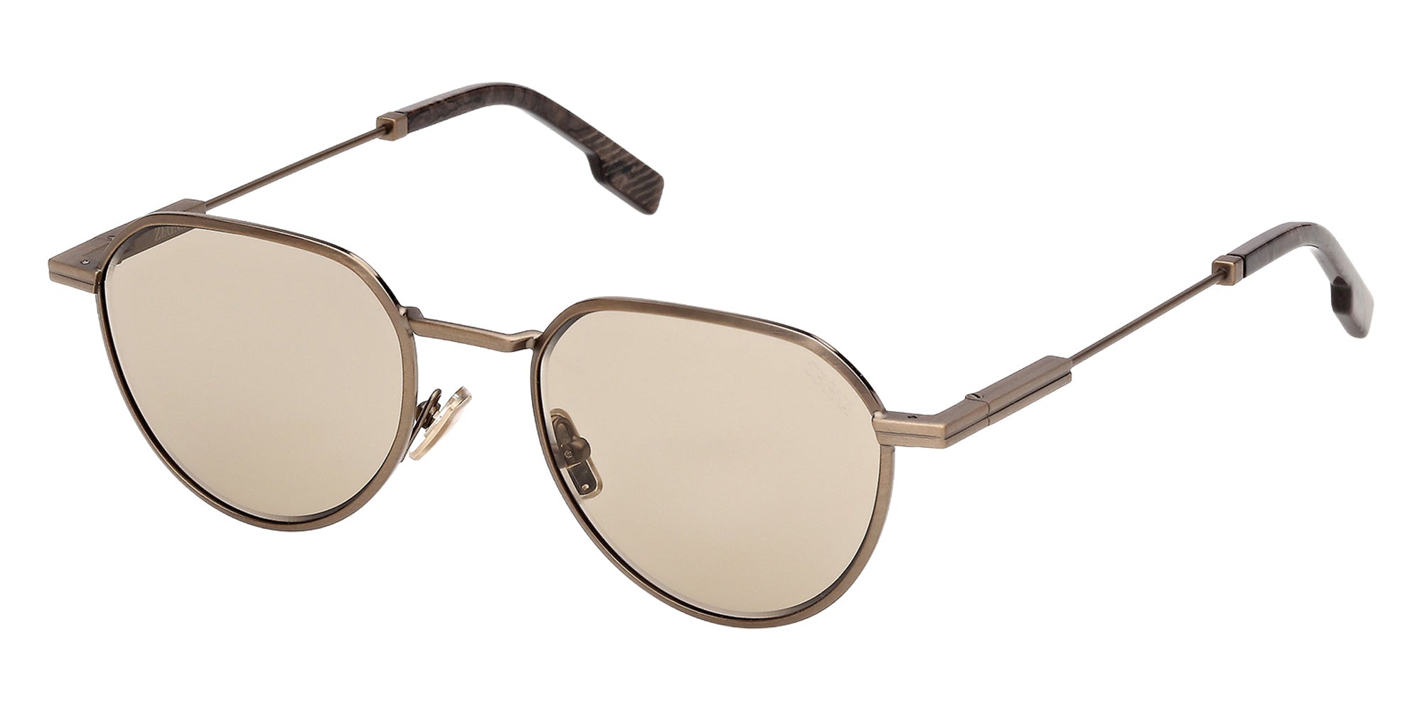 Ermenegildo Zegna EZ0297 35E 51 - Matte Antiqued Pale Gold / Brown 35E #id:ez029735e_s:102105