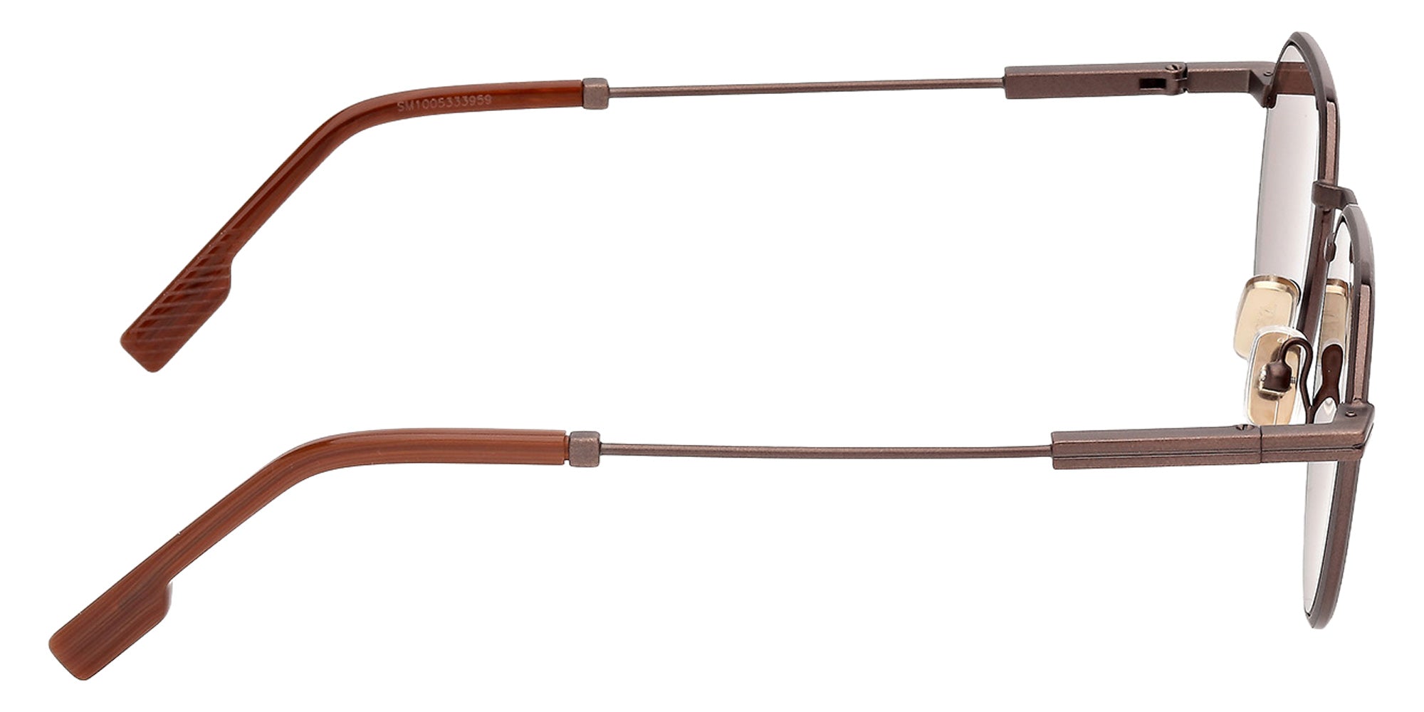 Ermenegildo Zegna EZ0297 37E 51 - Matte Antiqued Dark Bronze / Brown 37E #id:ez029737e_s:104130