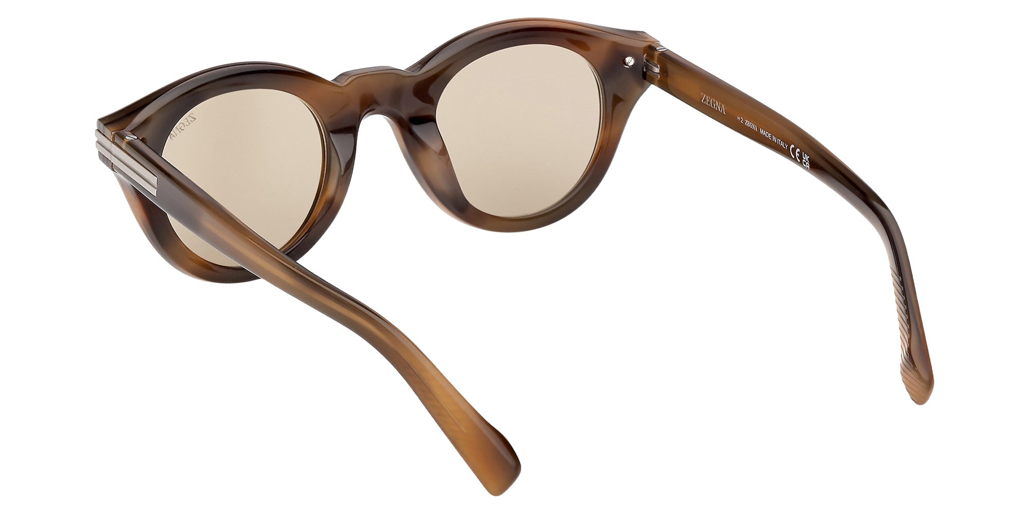 Ermenegildo Zegna EZ0302 52E 46 - Dark Havana / Brown 52E #id:ez030252e_s:102115