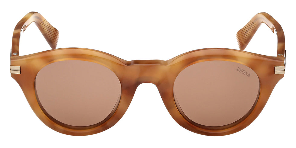 Ermenegildo Zegna EZ0302 53E 46 - Blonde Havana / Brown 53E #id:ez030253e_s:104100