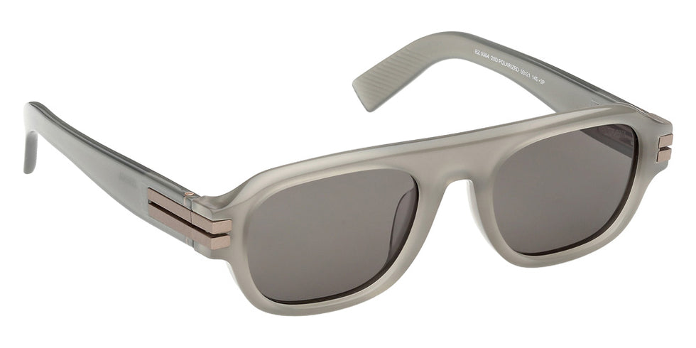 Ermenegildo Zegna EZ0304 20D 52 - Shiny Gray / Smoke Polarized #id:ez030420d_s:100135