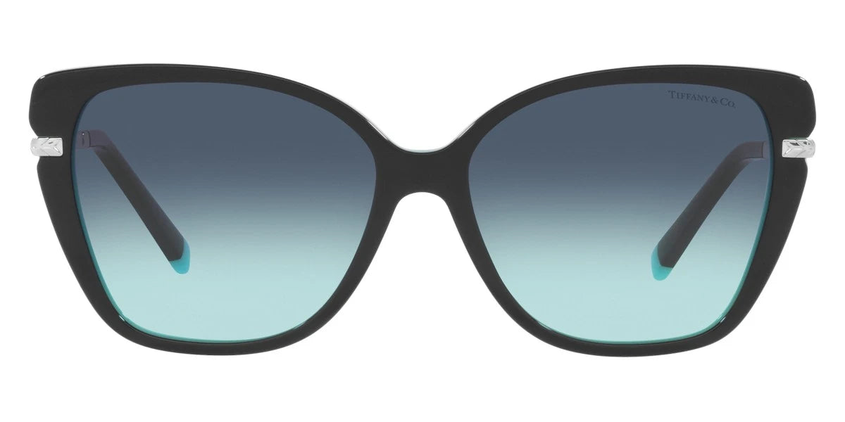 TIFFANY TF4190 80559S 57 - Black on TIFFANY Blue / Azure Gradient Blue