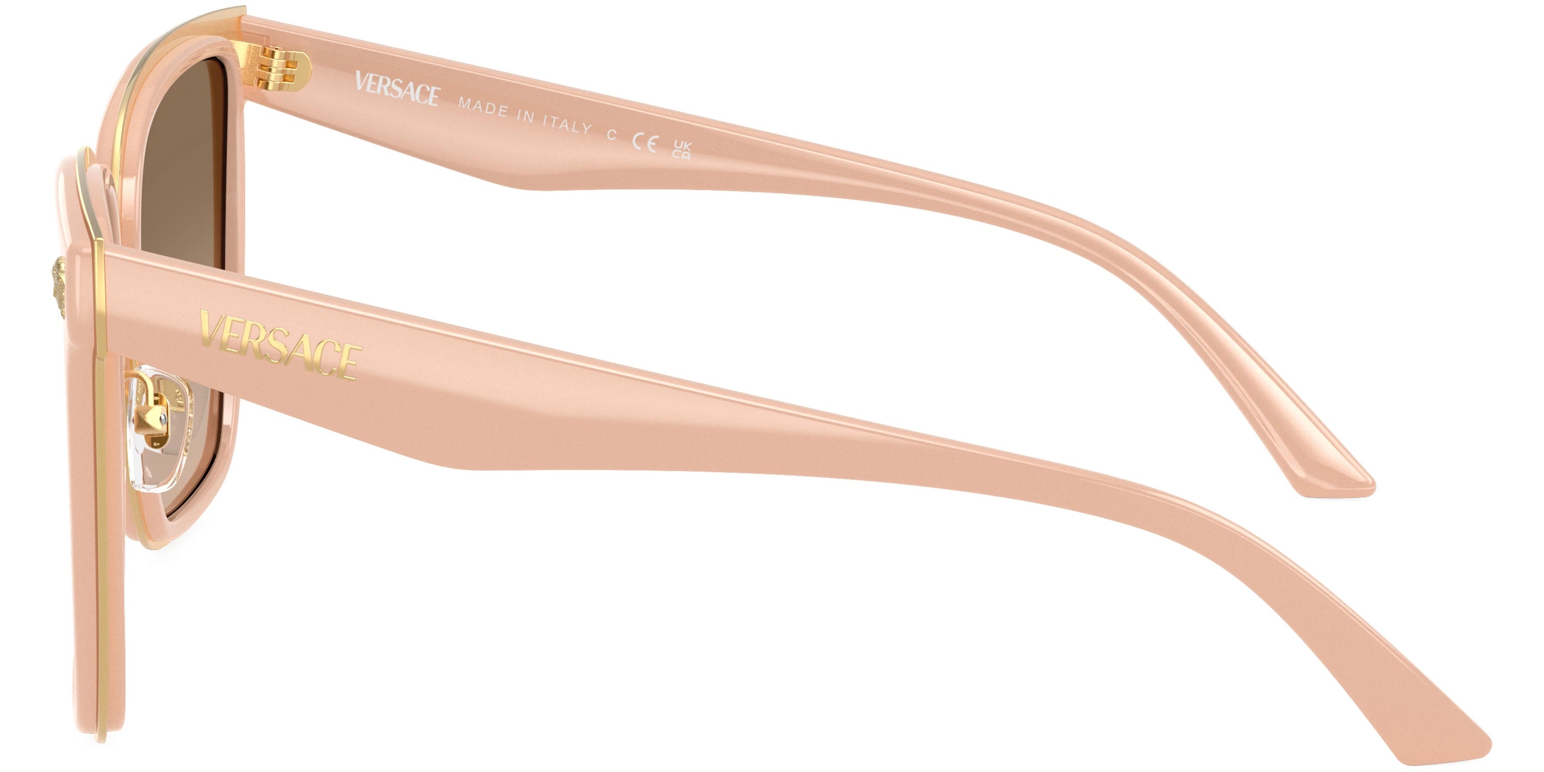 VERSACE VE2278D 54946I 58 - Nude / Brown Gradient Gray Mirrored Silver