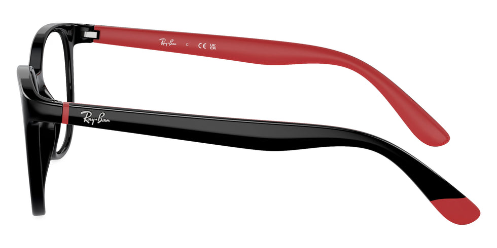 Ray-Ban RY1631 3928 45 - Black on Red