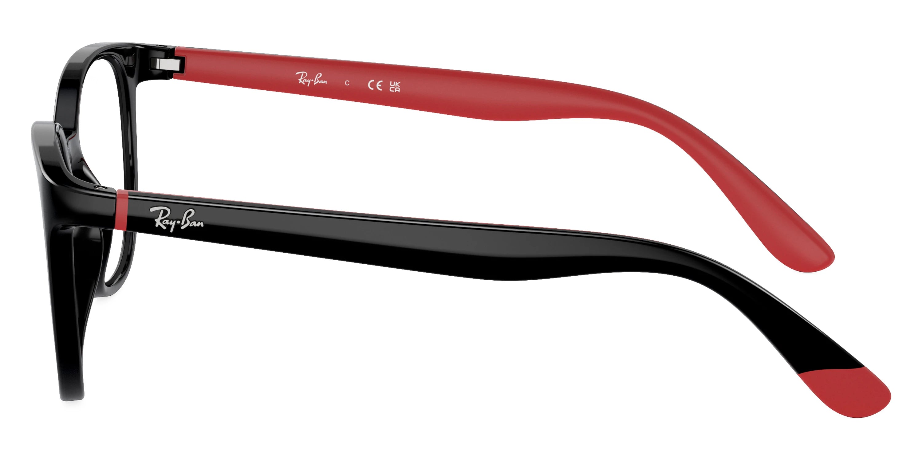 Ray-Ban RY1631 3928 45 - Black on Red