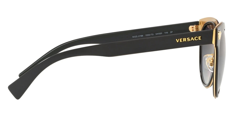 VERSACE VE2198 1002T3 54 - Black / Polarized Gray Gradient