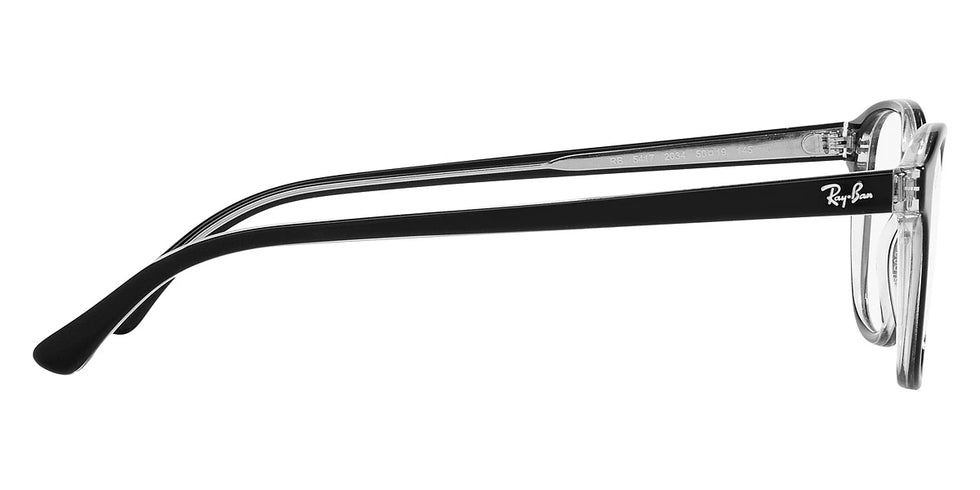 Ray-Ban RX5417 2034 50 - Black on Transparent