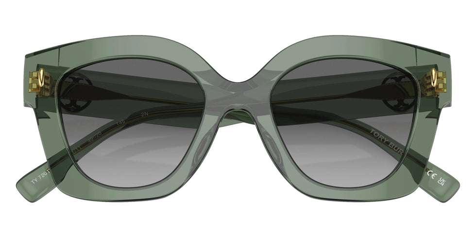 Tory Burch TY7201U 194111 49 - Transparent Sage / Light Gray Gradient Dark Gray