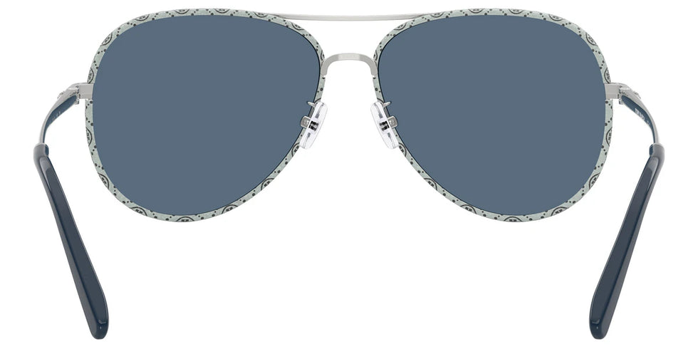 Tory Burch TY6114 32744L 58 - Silver / Navy Blue
