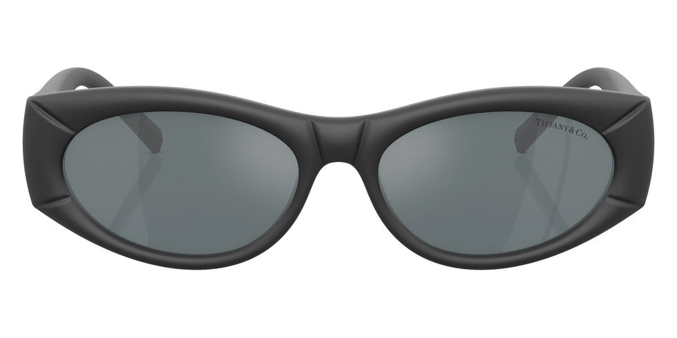 TIFFANY TF4222U 84136G 55 - Black Rubberized / Gray Mirrored Black