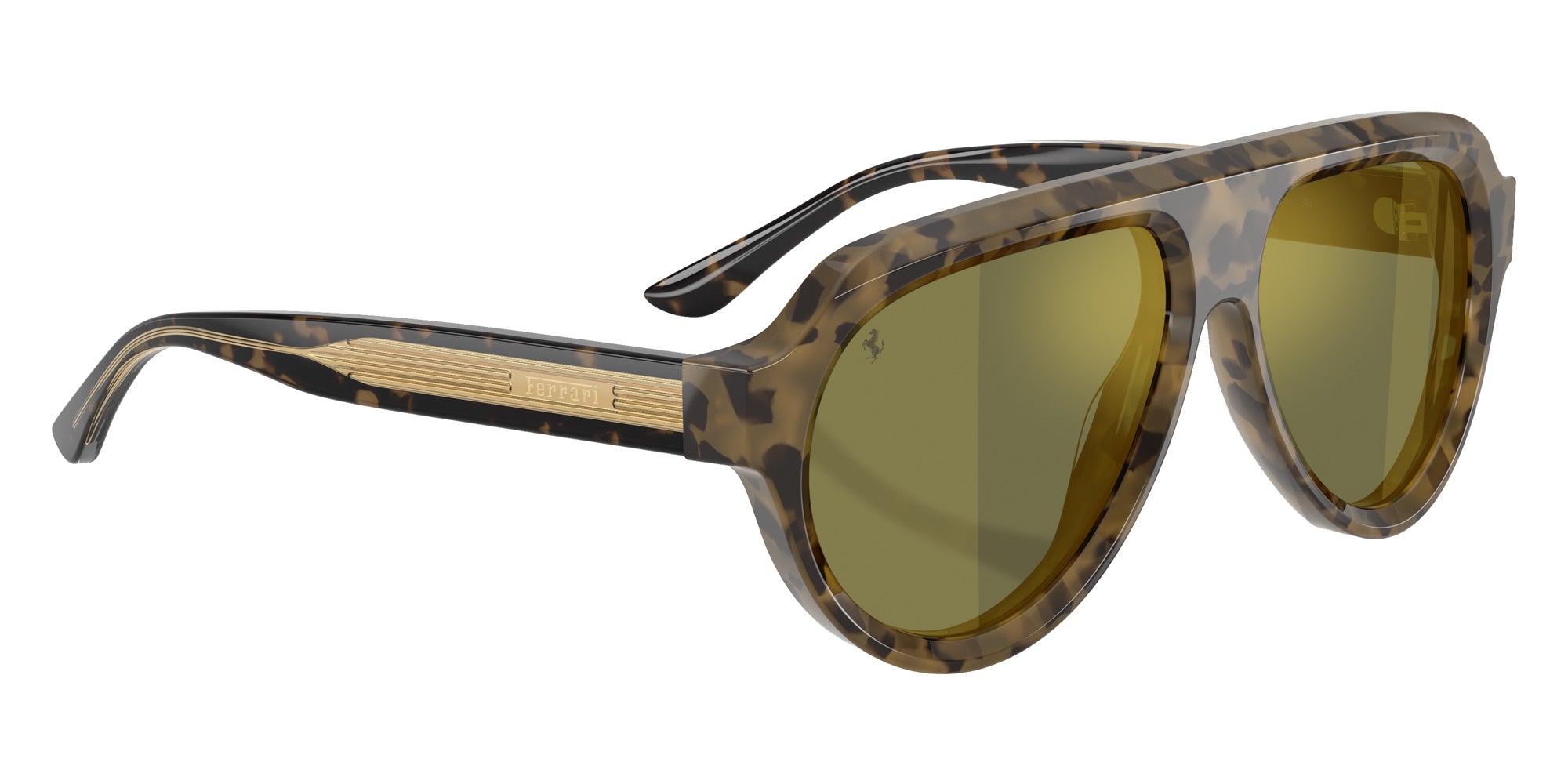 FERRARI FH2019U 751/39 56 - Brown Tortoise / Green Mirrored Gold #id:fh2019u75139_s:104120