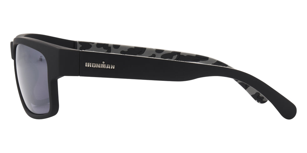 Foster Grant IRONMAN® Trail Sunglasses - Black / Smoke