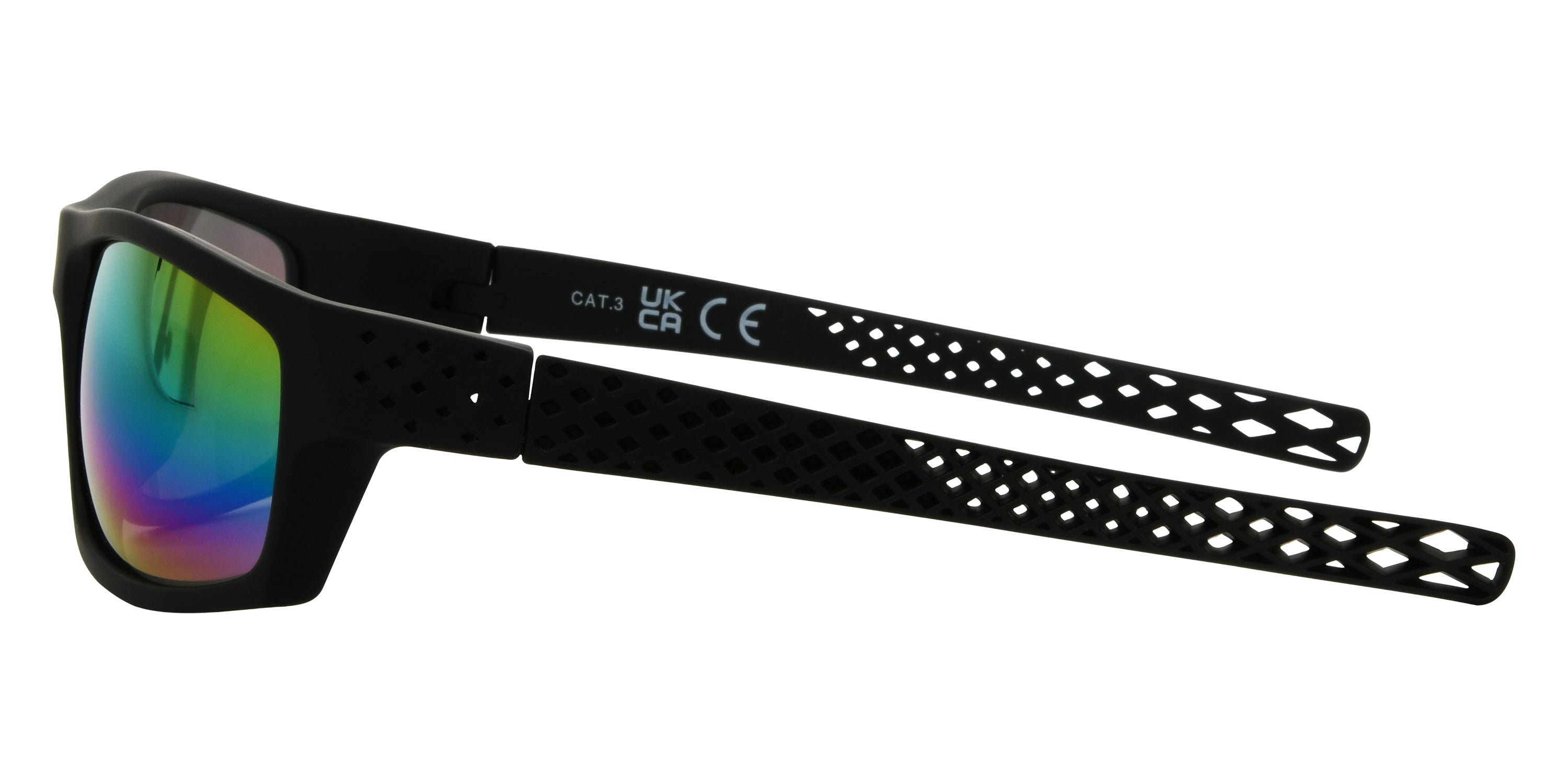 Foster Grant Kids Rainbow Sunglasses - Black / Rainbow Mirrored