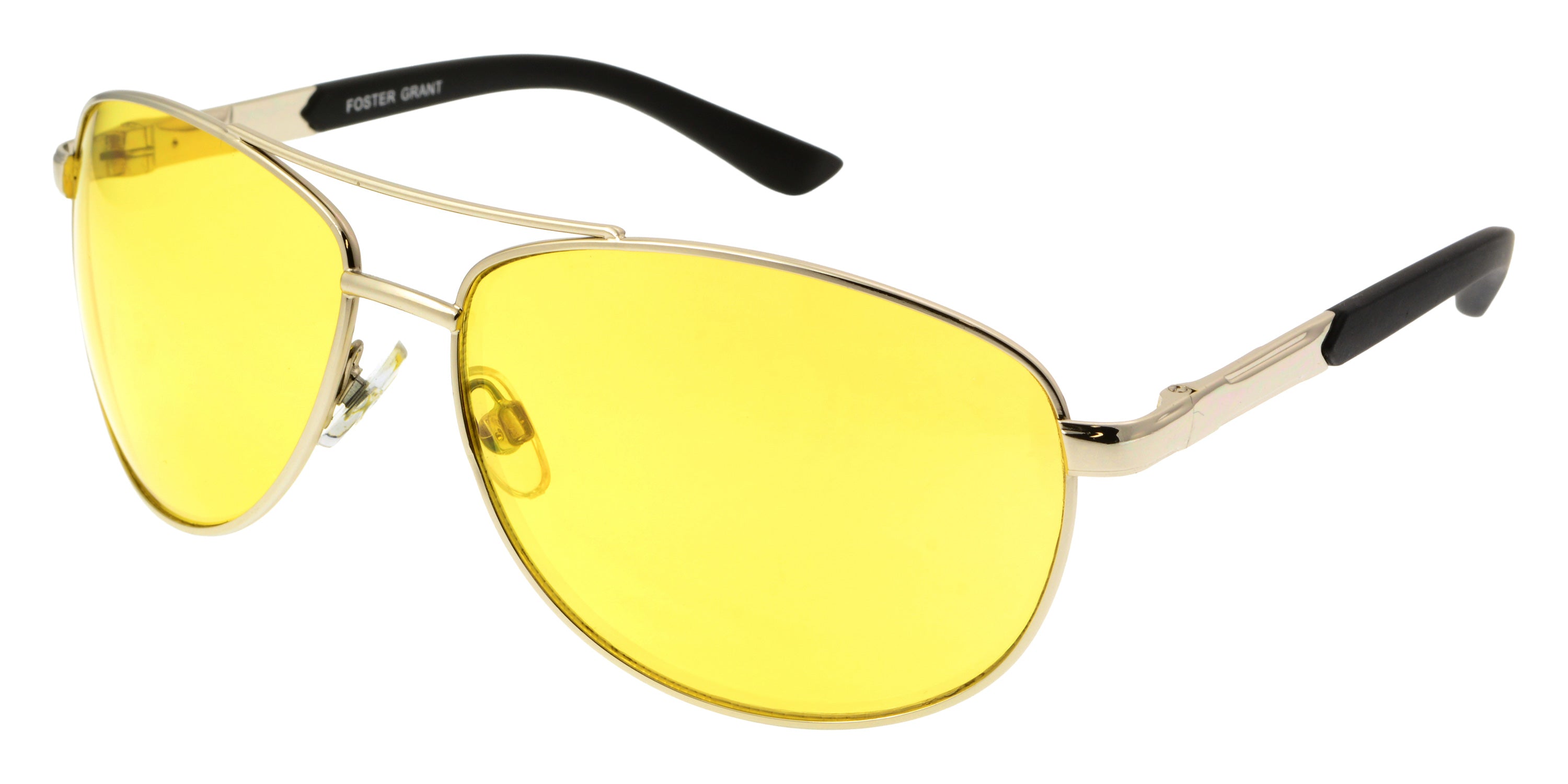 Foster Grant Sunday Drive Night Drivers - Gun / Yellow