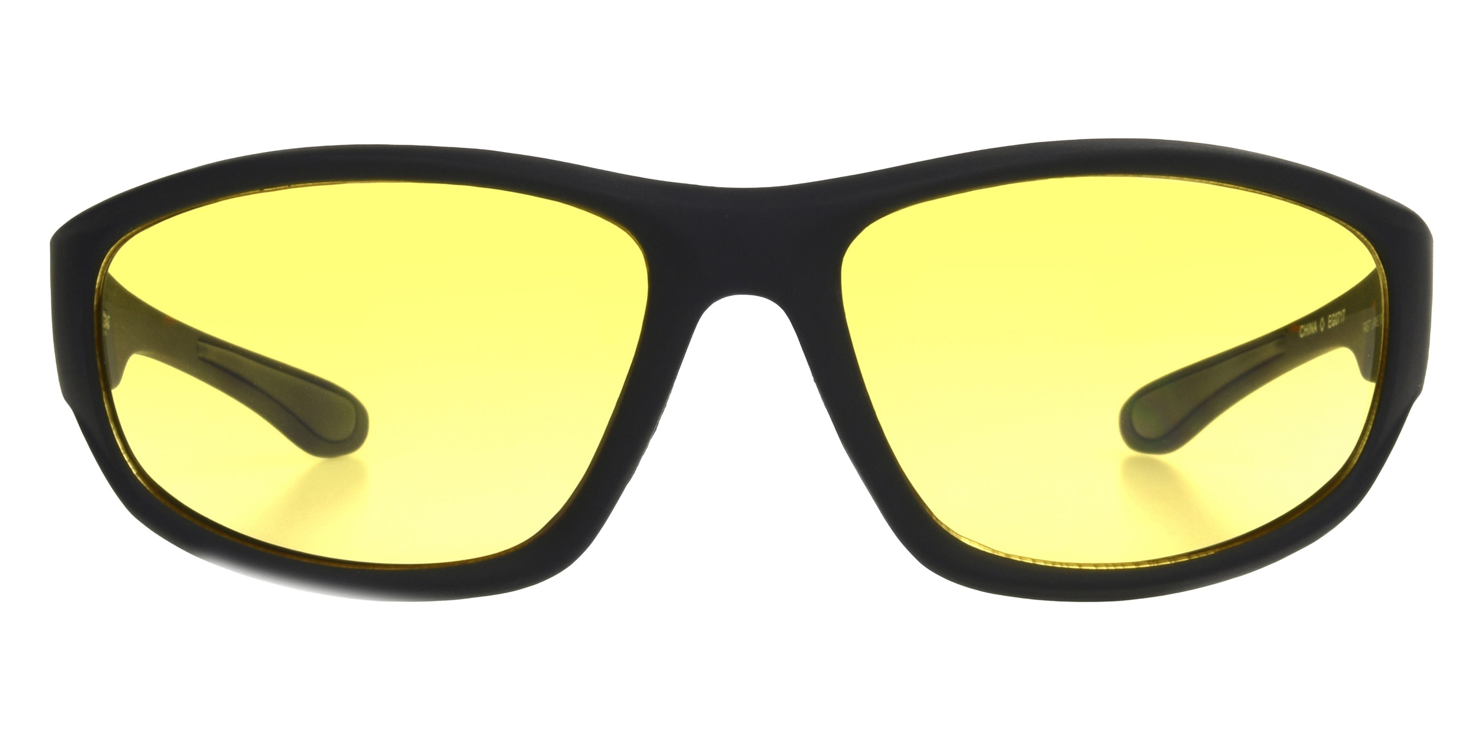 Foster Grant Fast Lane Night Drivers - Black / Yellow