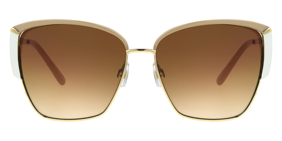 Foster Grant FG&Co Ladies Cat-Eye Sunglasses - Gold / Brown Gradient