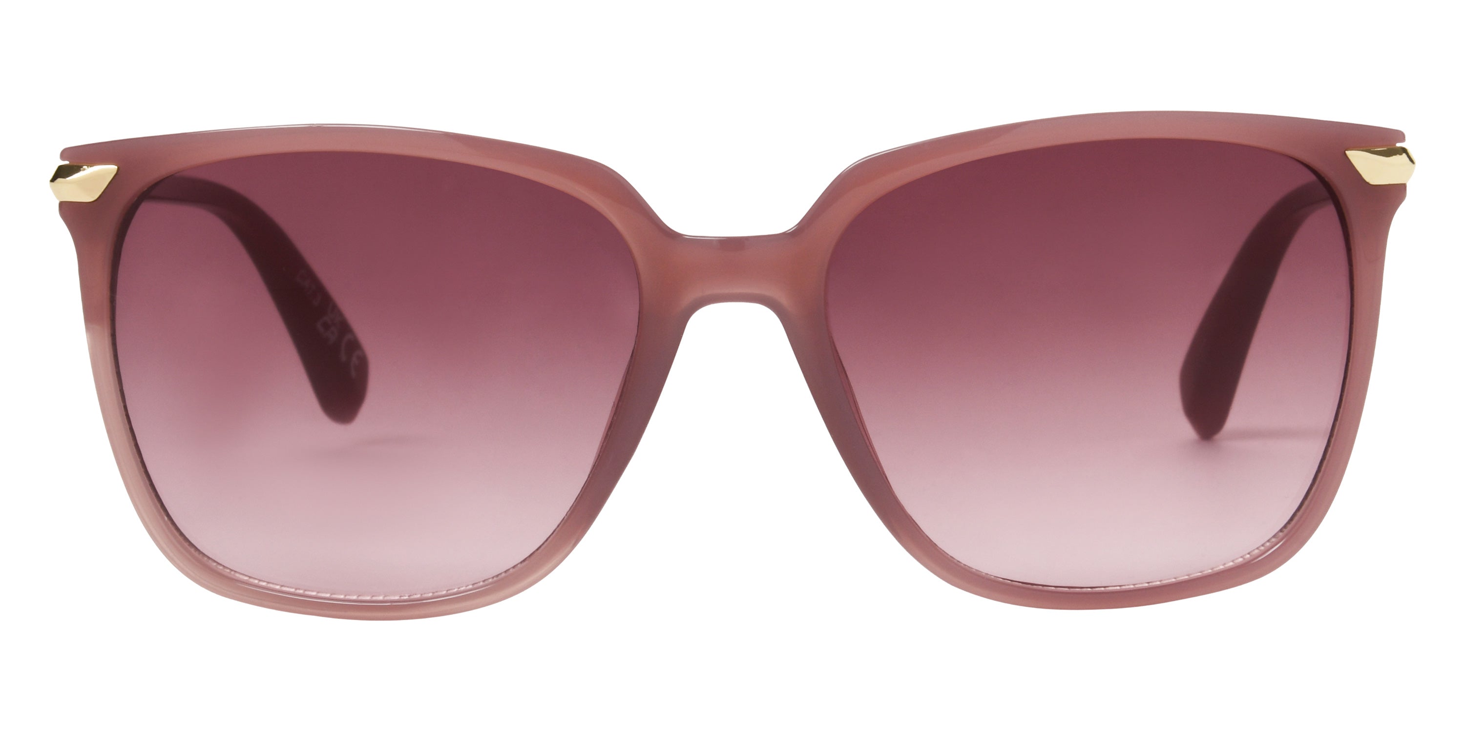 Foster Grant Ladies Square Sunglasses - Purple / Burgundy Gradient