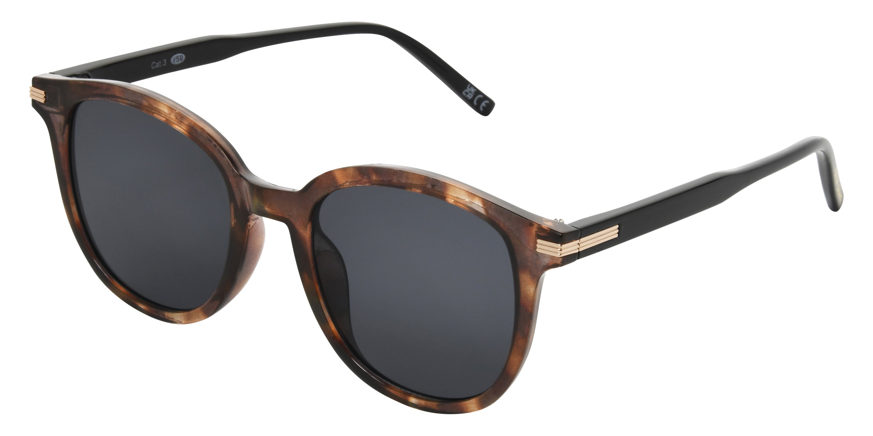 Foster Grant Ladies Square Sunglasses - Tortoise / Smoke