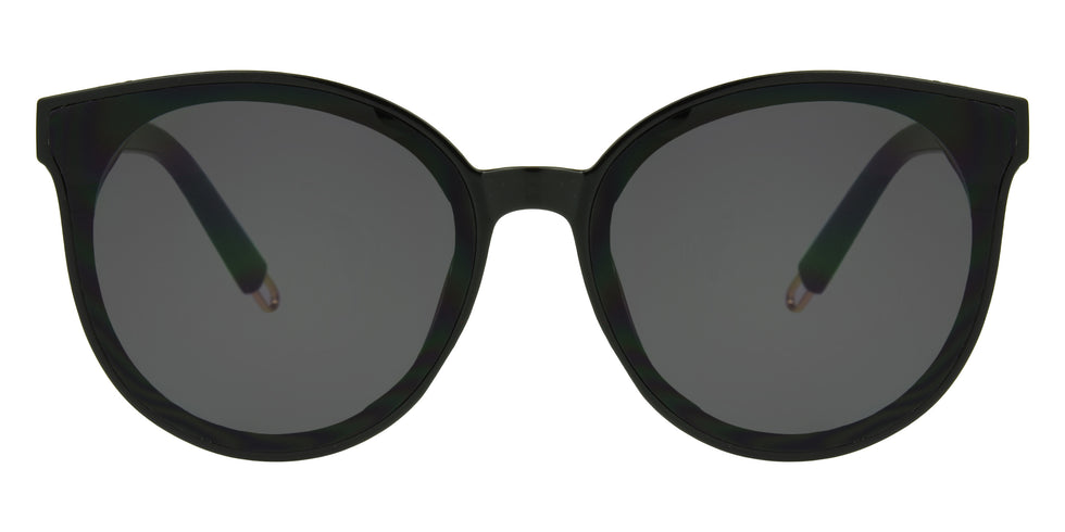 Foster Grant Trend Round Sunglasses 001 - Black / Smoke